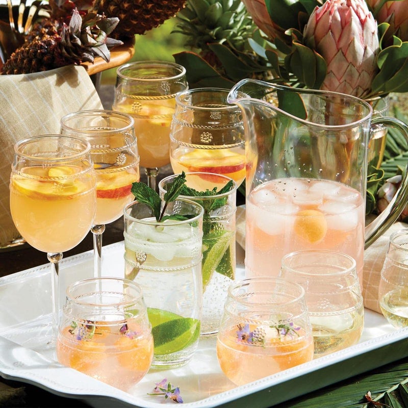 Juliska Isabella Acrylic Large Tumbler - Clear - Image 4
